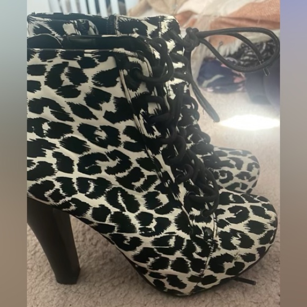 Charlotte Russe Ankle High Heel Boots!